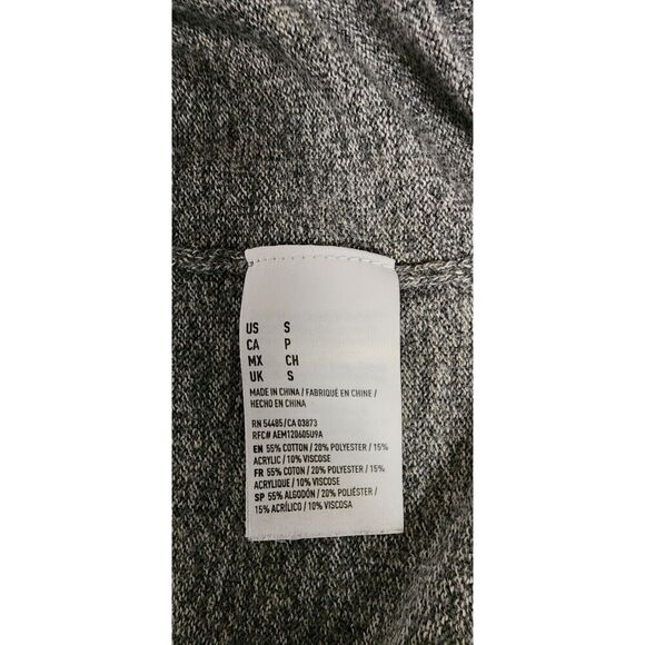 American Eagle Long Sleeve Oversized Sweater Gray Womens Pullover Knit S/P - Picture 9 of 9